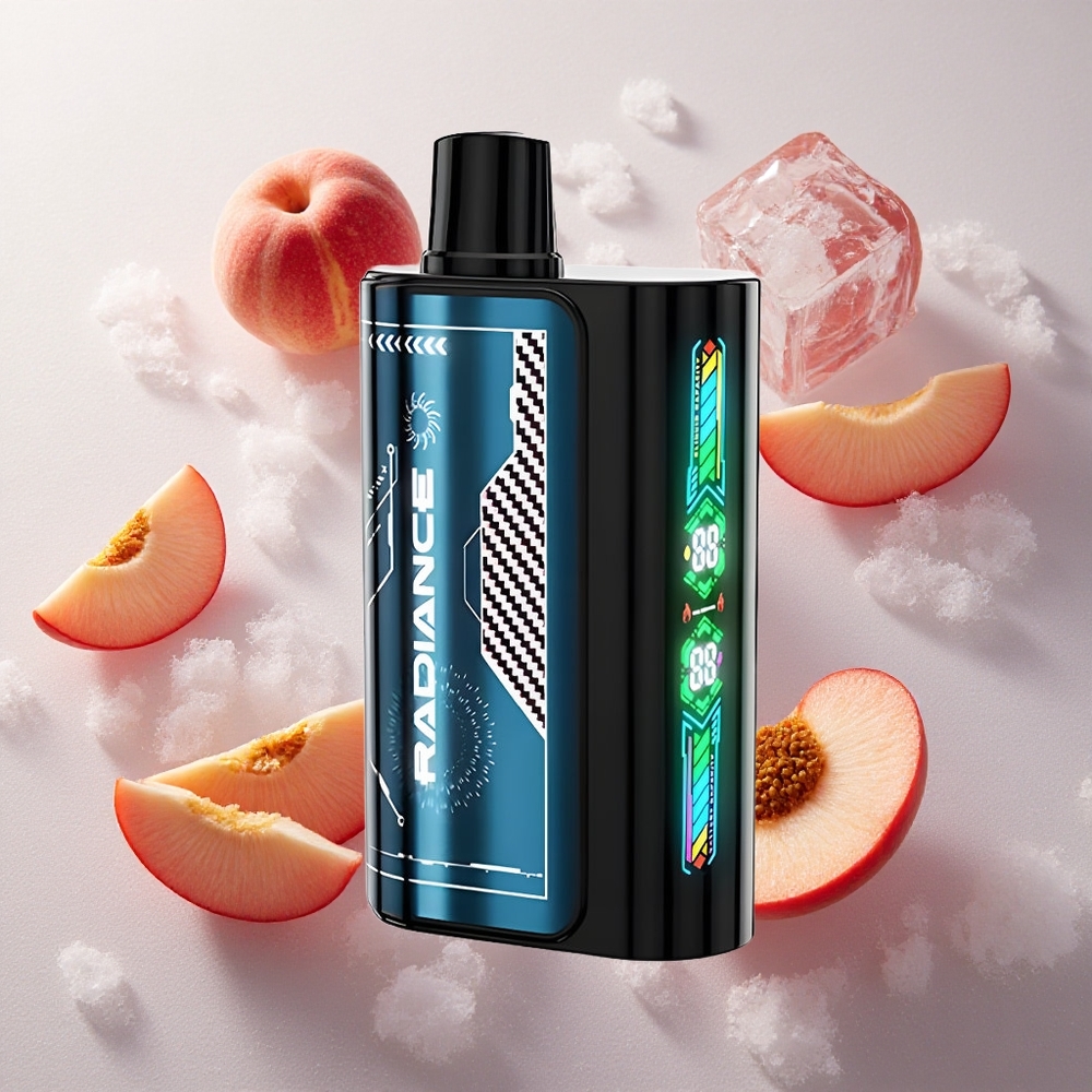 Sommar Persika Is JNR Radiance 31000 Puffs Dual Mesh Coil Sverige grossist