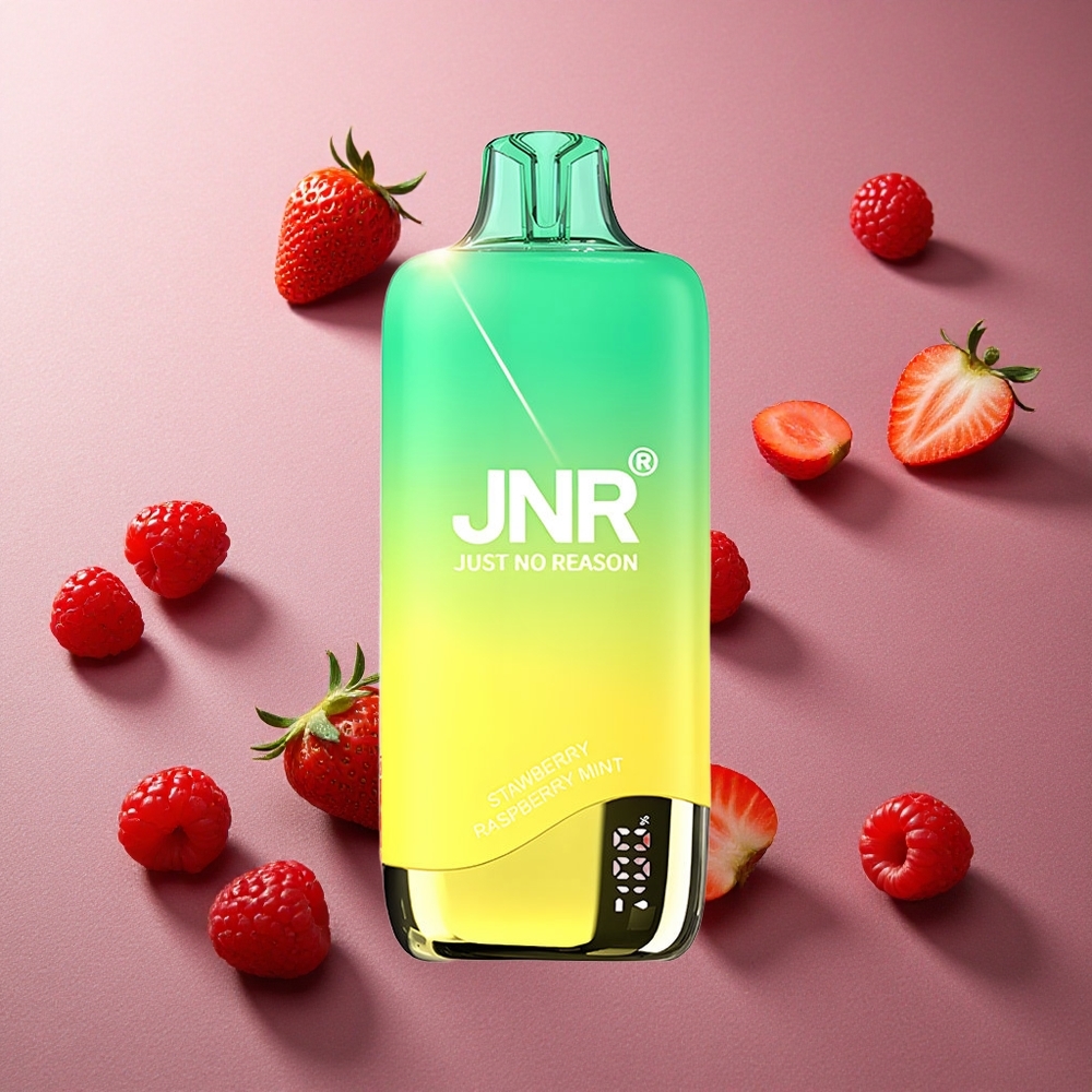 Jordgubb Hallon Mynta JNR Rainbow 10500 Puffs 18ml Tank Sverige grossist