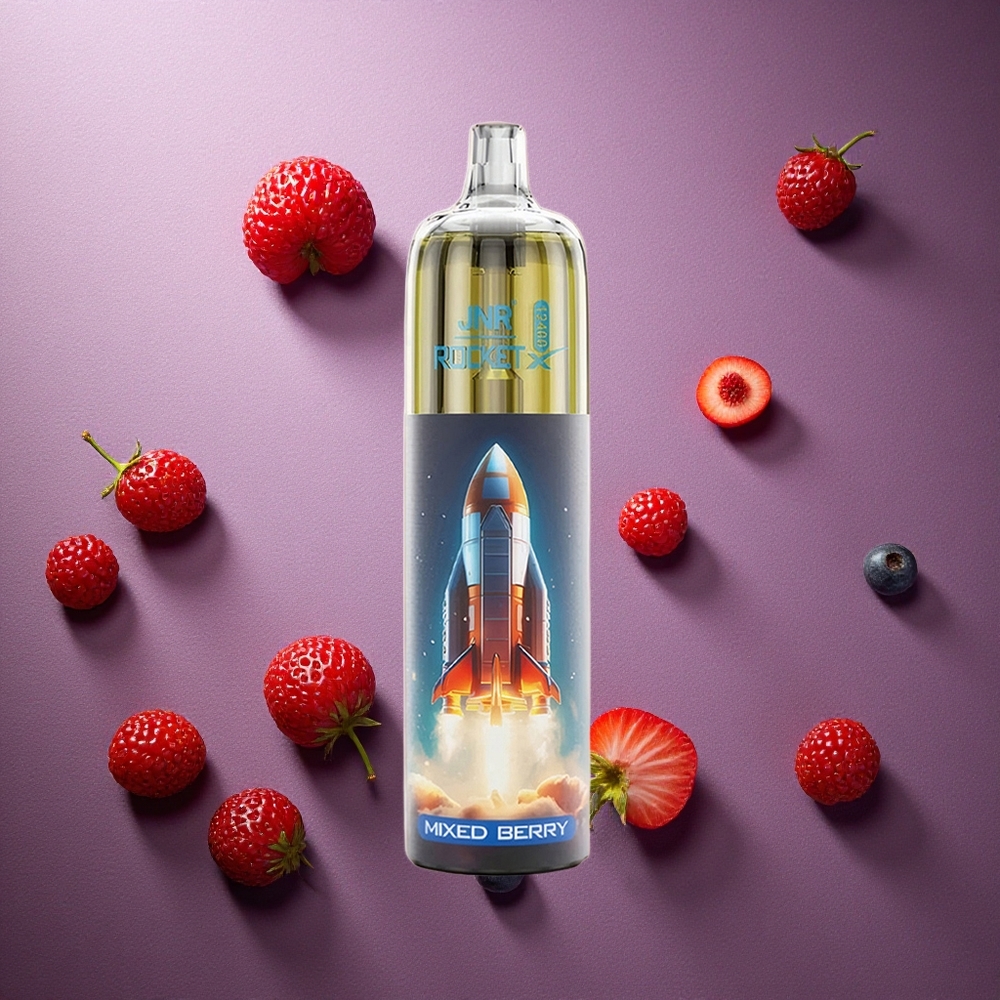 Blandade Bär JNR Rocket-X 12400 Puffs Justerbar Luftflöde 25ml e-Liquid Kapacitet Sverige grossist