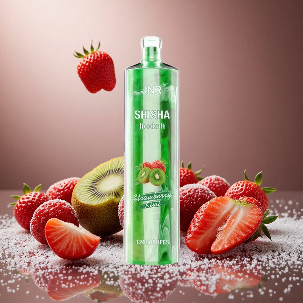 Jordgubbe Kiwi JNR Shisha Hookah 12000 Puffs 24ml Sverige grossist