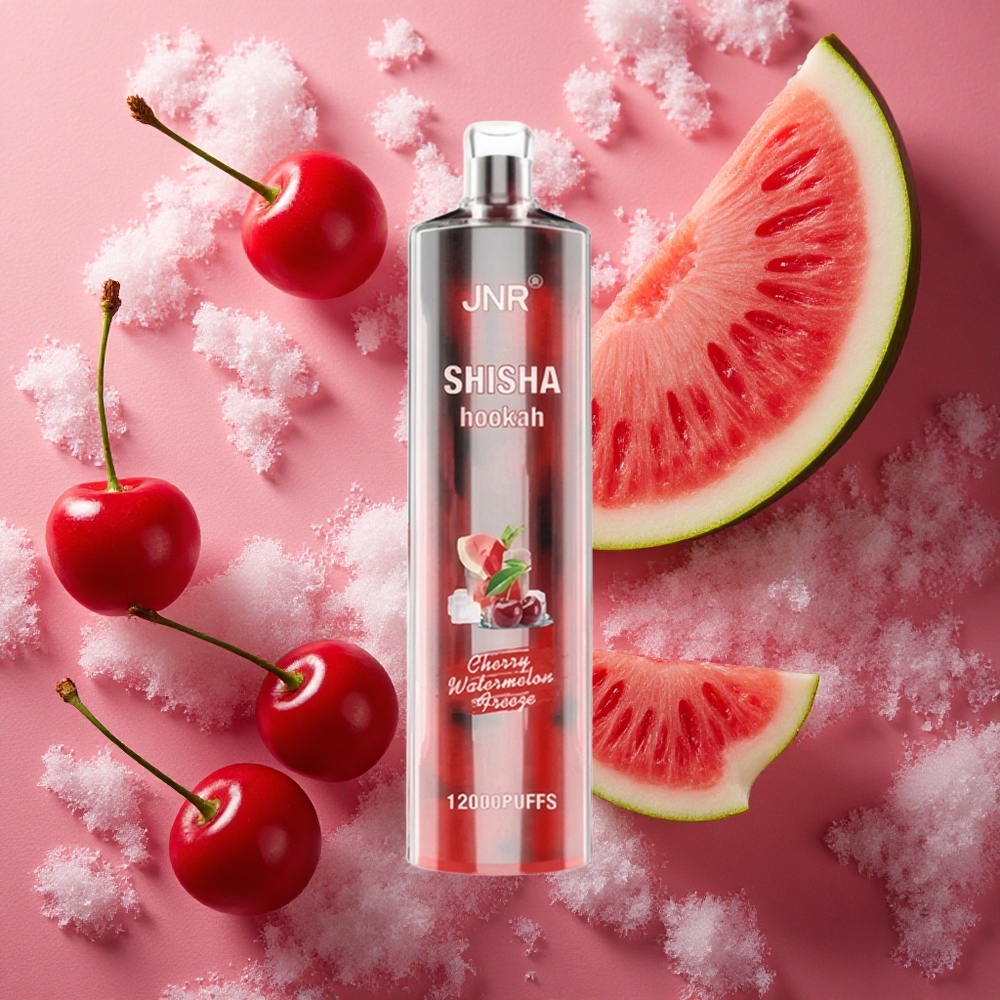 Körsbär Vattenmelon Is JNR Shisha Hookah 12000 Puffs 24ml 750mAh Sverige grossist