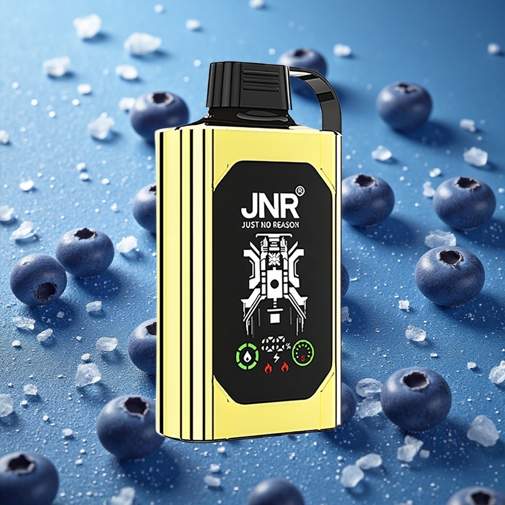 Blåbär Is JNR Shisha Hookah Box 20500 Puffs 25ml E-vätska Dual Mesh Coil Sverige grossist