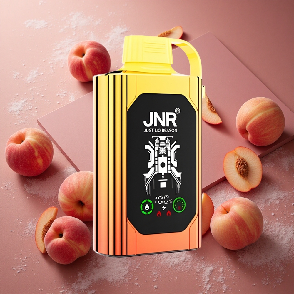 Juicy Peaches JNR Shisha Hookah Box 20500 Puffs 25ml HD Display Sverige grossist
