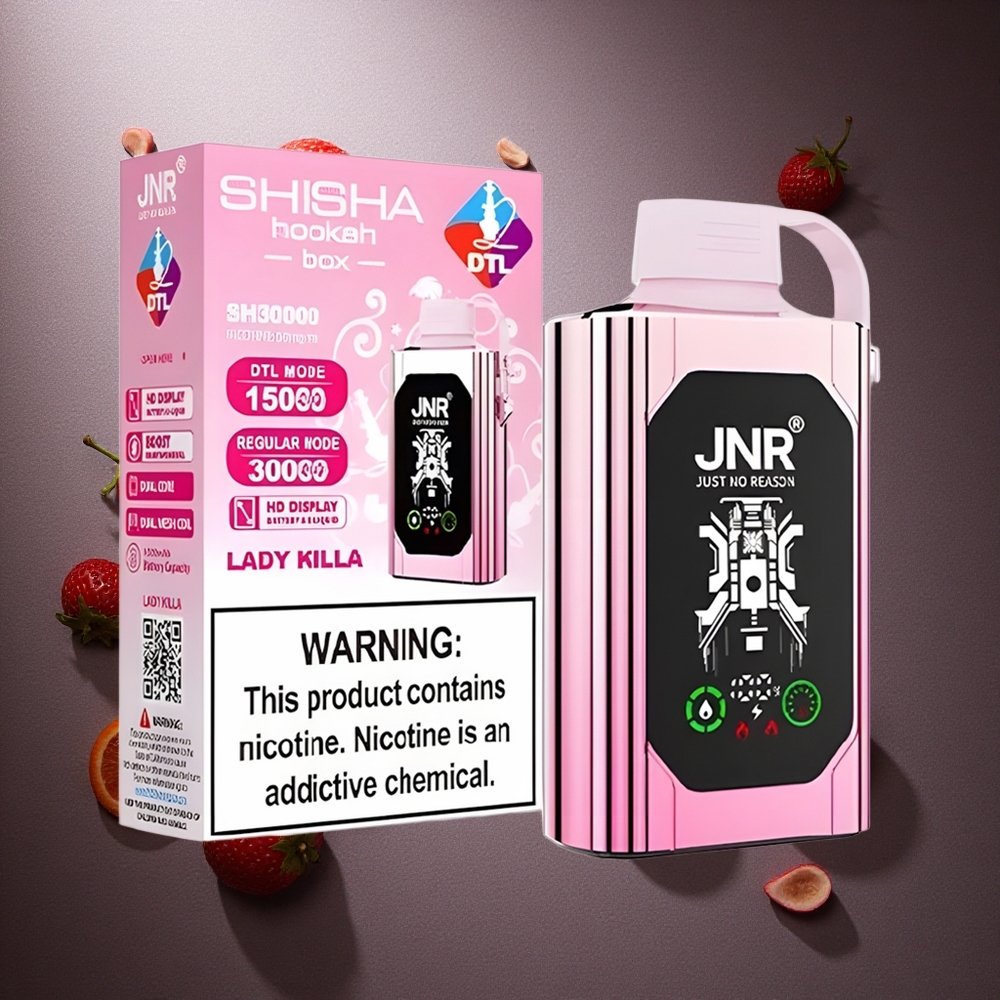 Lady Killa (Damdödare) JNR Shisha Hookah Box 20500 Puffs 25ml E-vätska Sverige grossist