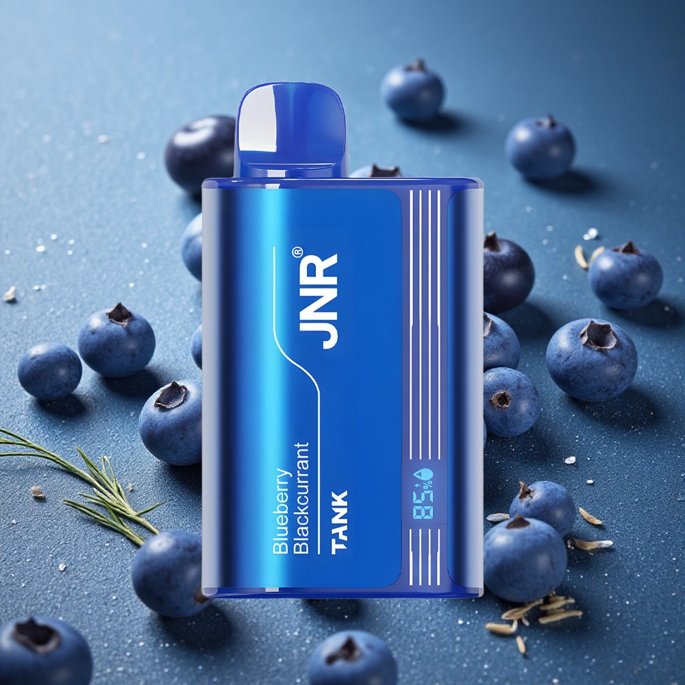 Blåbär Svarta Vinbär JNR Tank 10 000 Puffs Justerbar Luftflöde Digital Display Sverige grossist