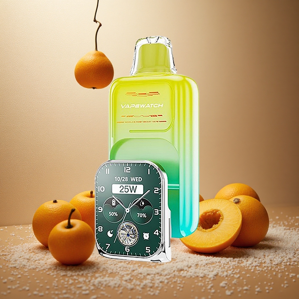 Apelsin Mango JNR Vape Watch 30000 Puffs 1000mAh 19mL Sverige grossist