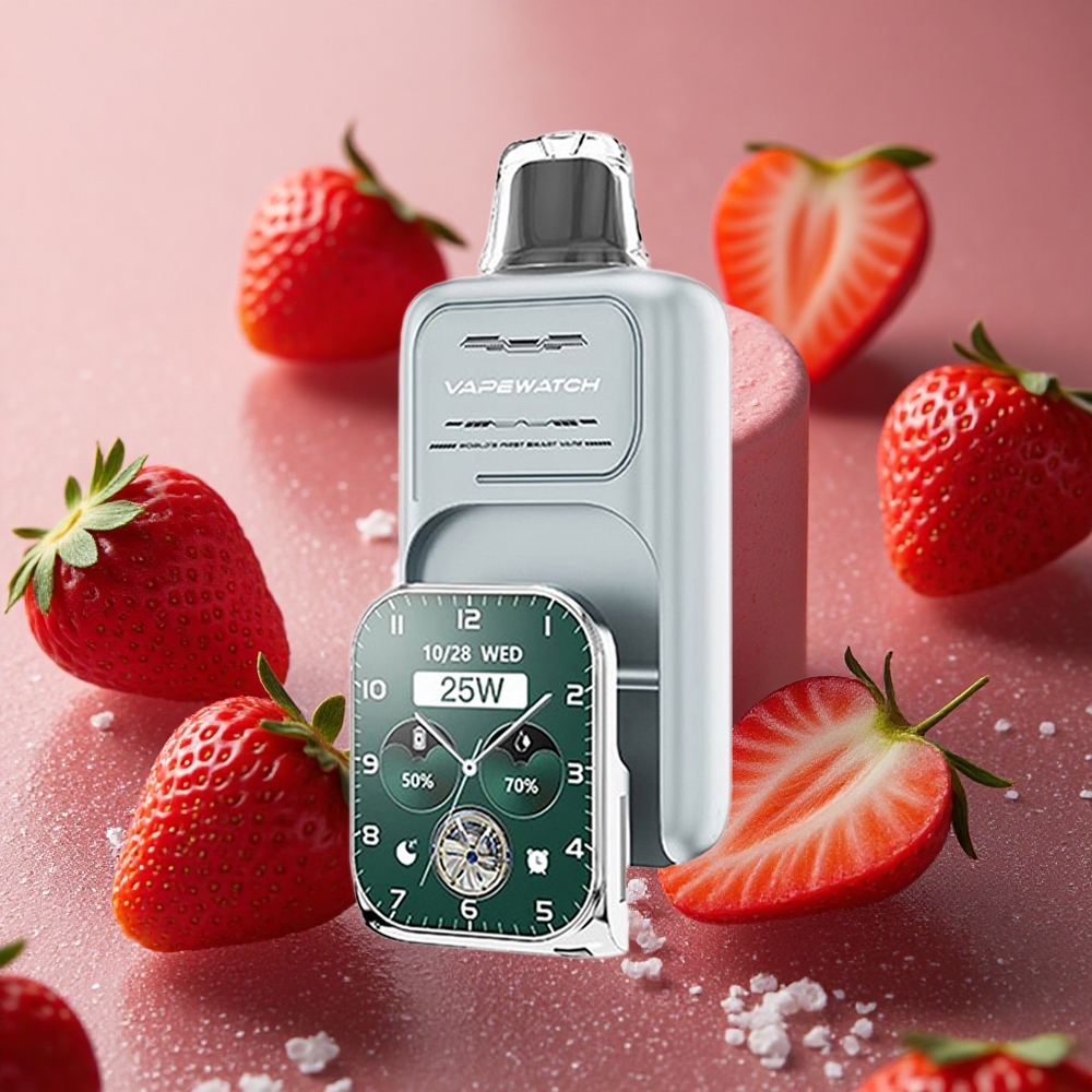 Jordgubb Is JNR Vape Watch 30000 Puffs 19mL Sverige grossist