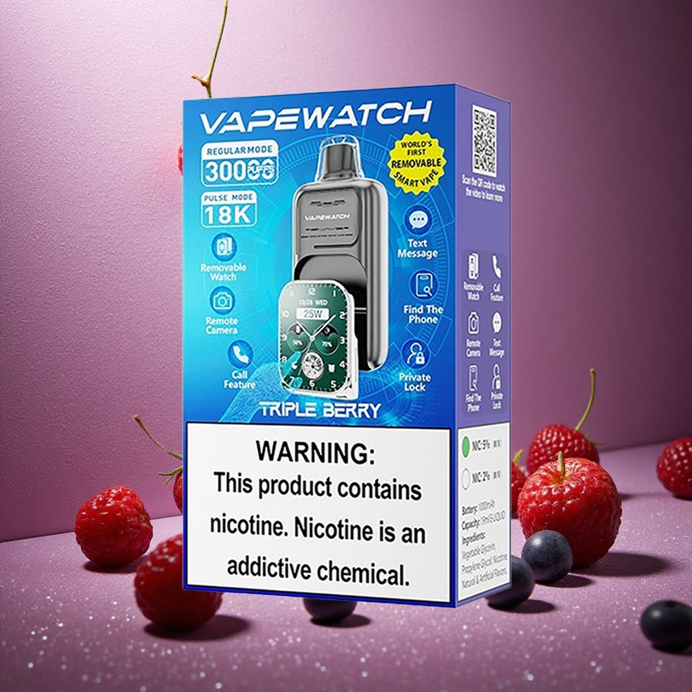 Tre Bär JNR Vape Watch 30000 Puffs 19mL Sverige grossist