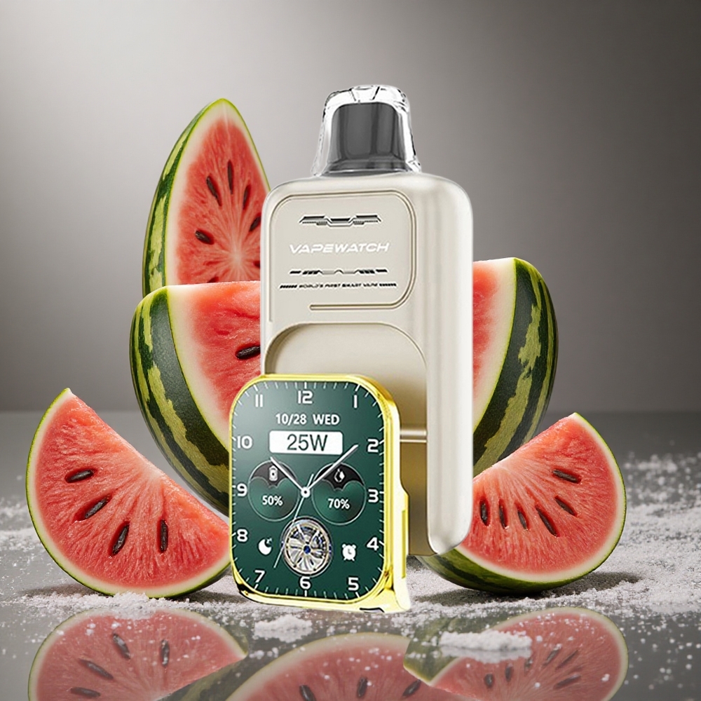Vattenmelon Is JNR Vape Watch 30000 Puffs 1000mAh 19mL Sverige grossist