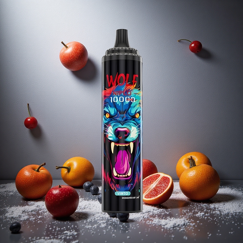 Vimto Smak JNR Wolf Niplo 10000 Puffs 20ml Kapacitet 650mAh Batteri Sverige grossist