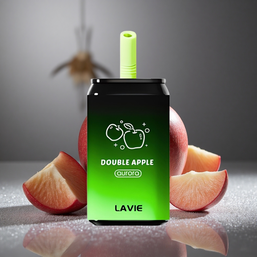 Dubbel Äpple LAVIE Aurora 11000 Puffs 22ML Kapacitet Type C Sverige grossist