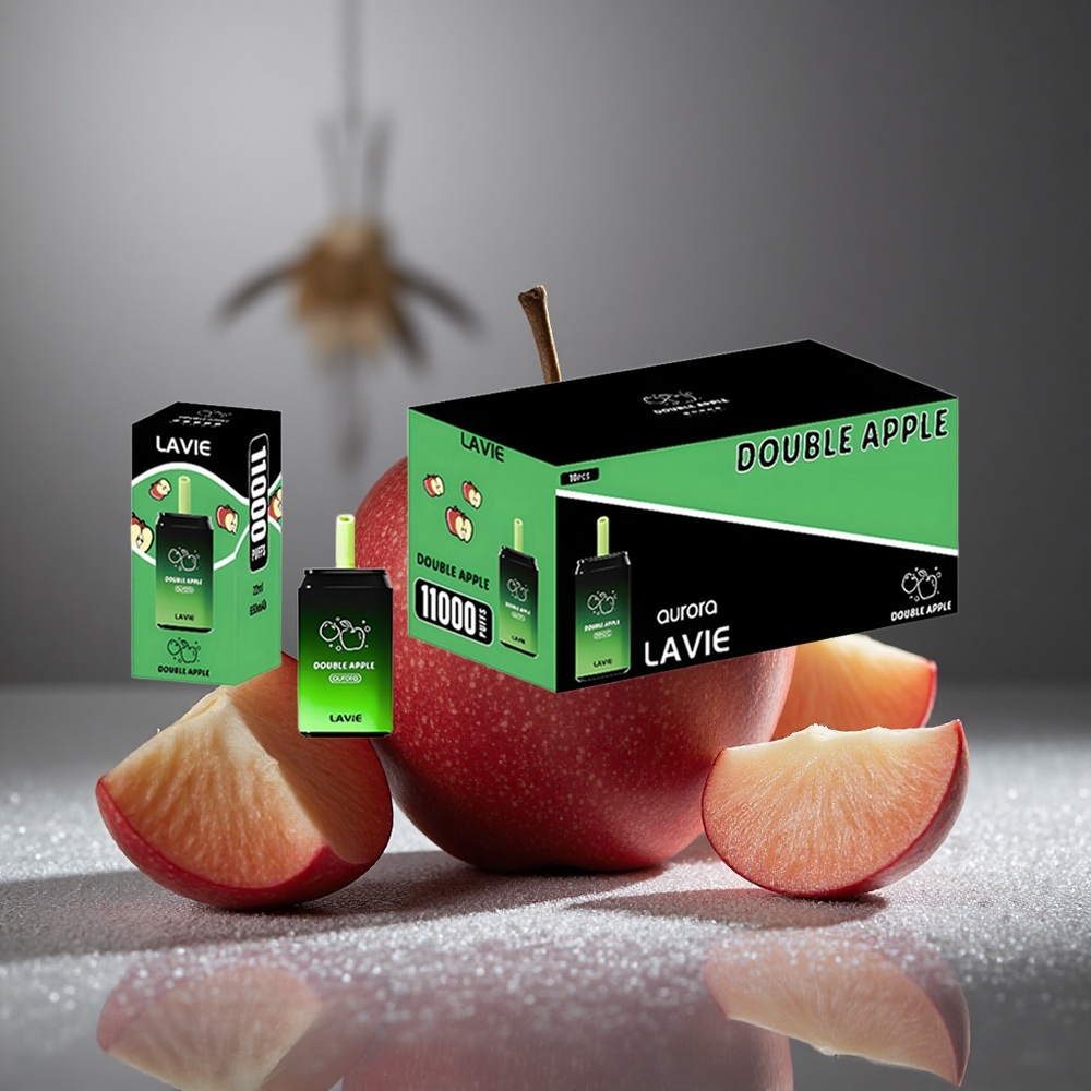 Dubbel Äpple LAVIE Aurora 11000 Puffs 22ML Kapacitet Type C Sverige grossist