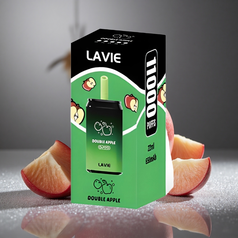 Dubbel Äpple LAVIE Aurora 11000 Puffs 22ML Kapacitet Type C Sverige grossist