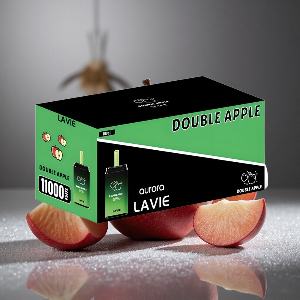 Dubbel Äpple LAVIE Aurora 11000 Puffs 22ML Kapacitet Type C Sverige grossist