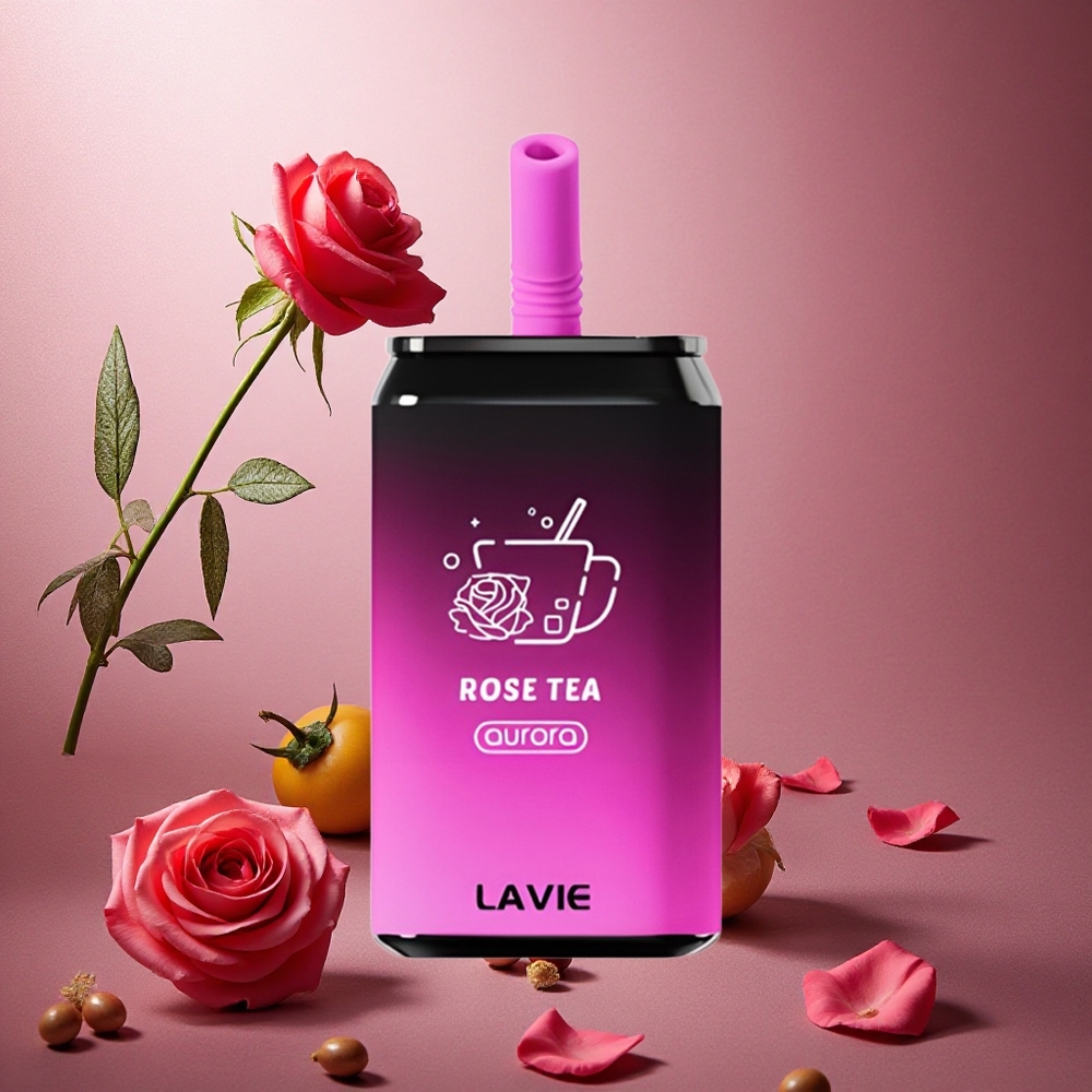 Rosé Te LAVIE Aurora 11000 Puffs 650mAh 22ML Sverige grossist