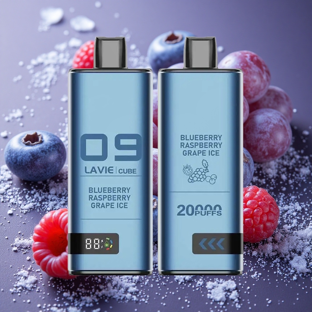 Blåbär Hallon Druva Is Lavie Cube 20000 Puffs 28ML Sverige grossist