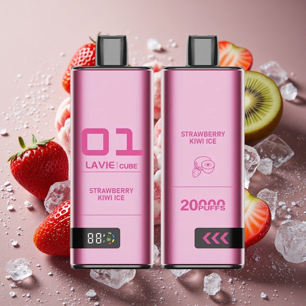 Jordgubb Kiwi Is Lavie Cube 20000 Puffs 28ML Sverige grossist