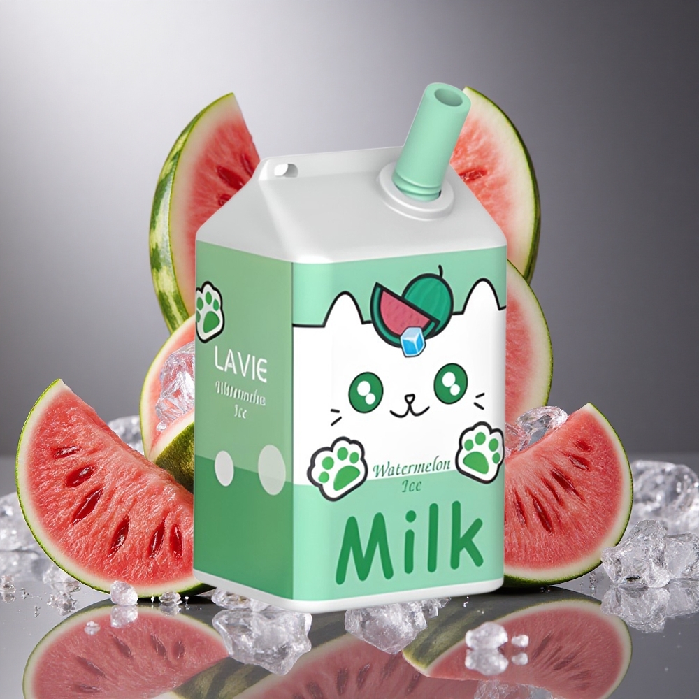 Vattenmelon Is LAVIE Milk 7000 Puffs 16ML 600mAh Sverige grossist