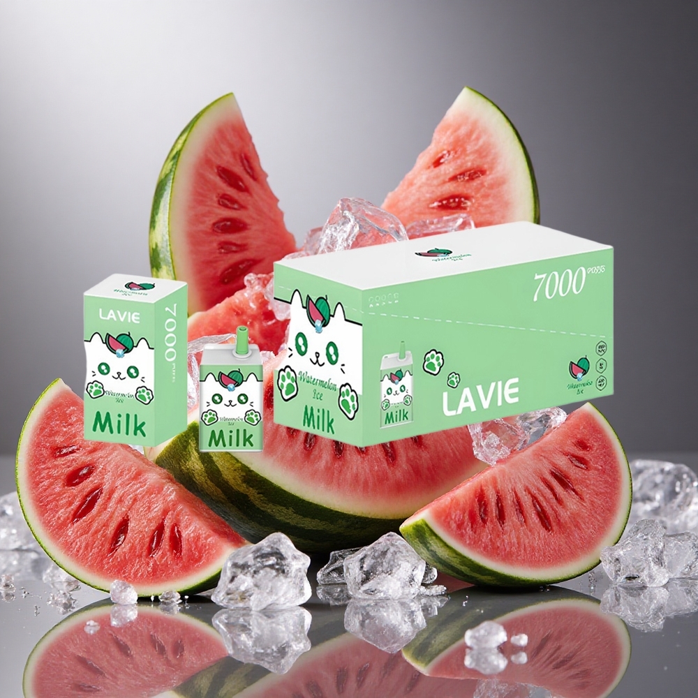 Vattenmelon Is LAVIE Milk 7000 Puffs 16ML 600mAh Sverige grossist