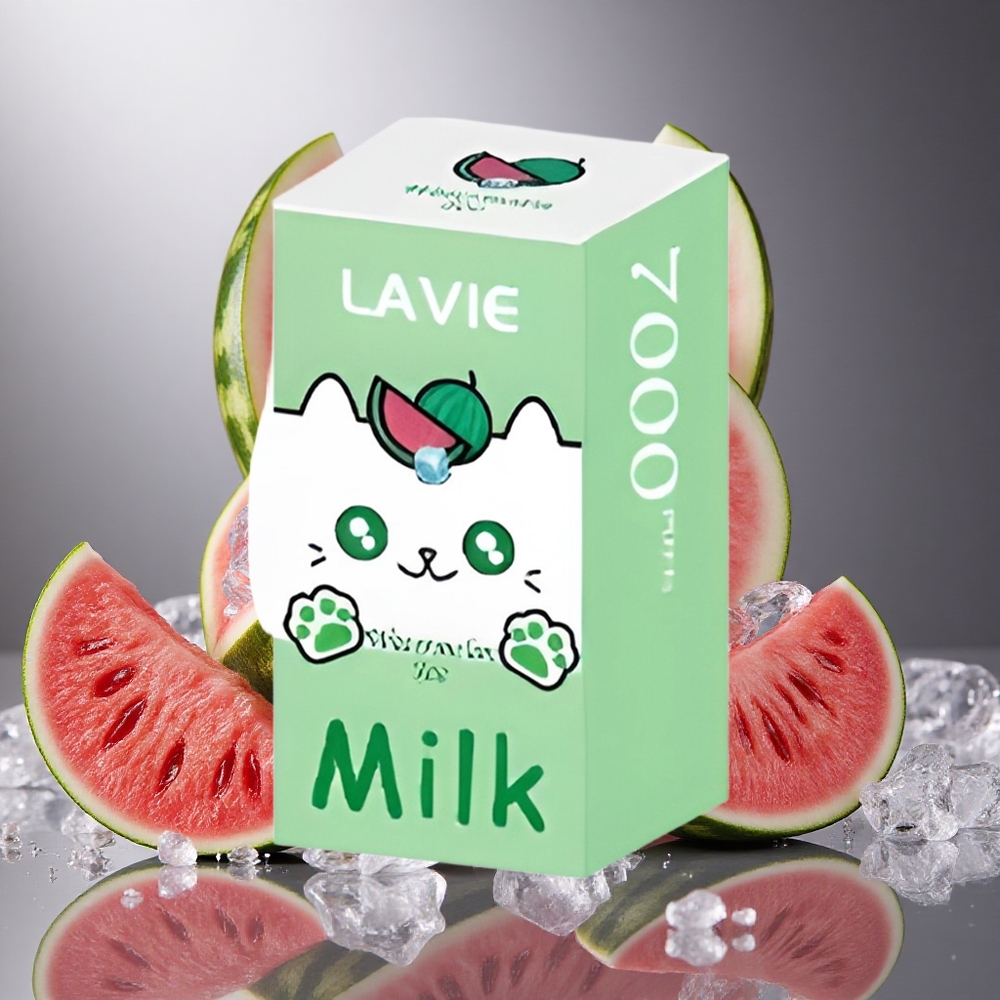 Vattenmelon Is LAVIE Milk 7000 Puffs 16ML 600mAh Sverige grossist