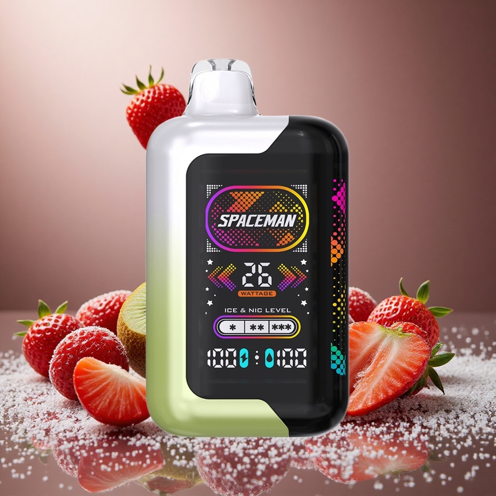Jordgubbe Kiwi SMOK SPACEMAN SP40000 40000 Puffar 20ml Sverige grossist