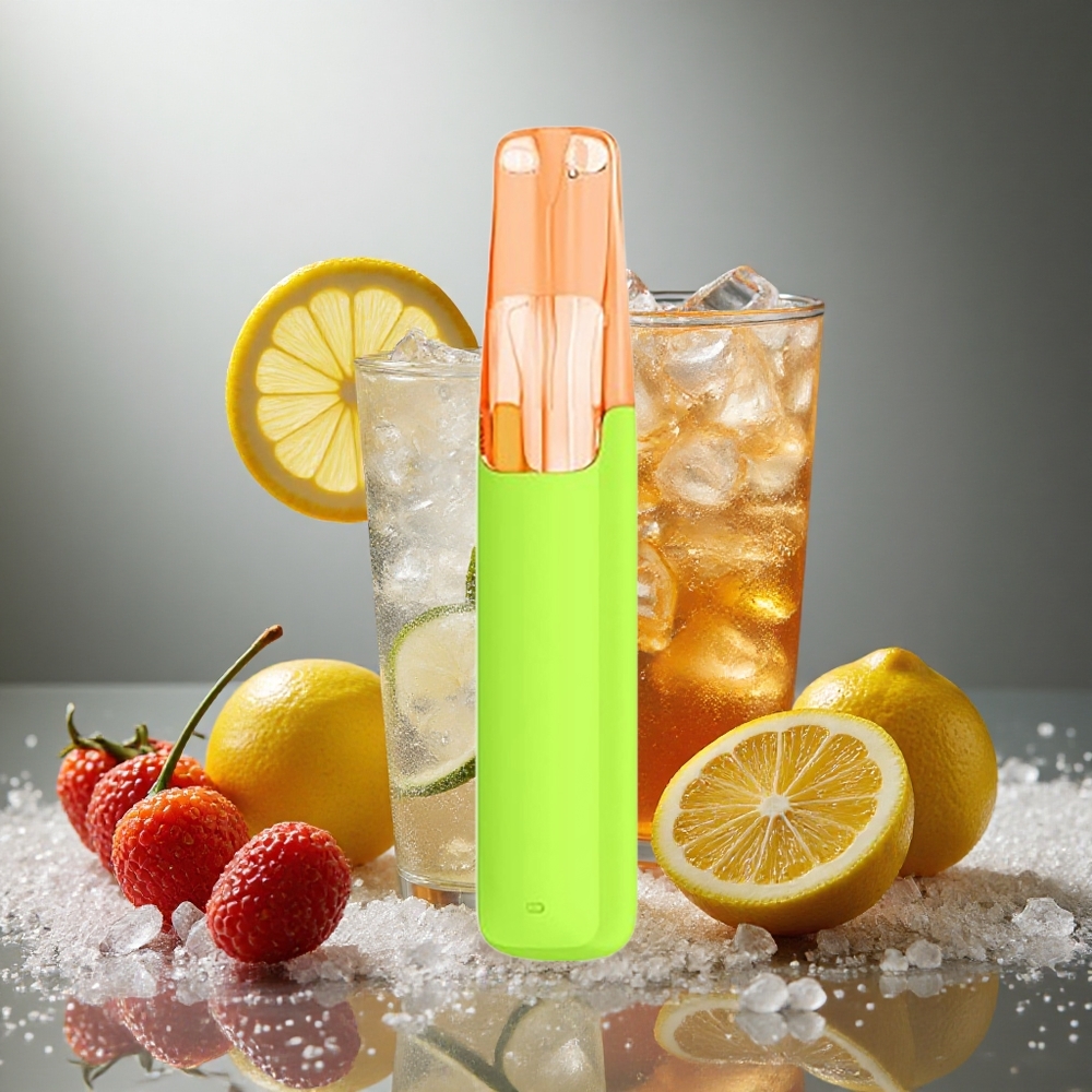 Bländande Isad Citron Te Snowplus Dash 4000 Puffs Keramisk Atomizer 7.5 ml Sverige grossist