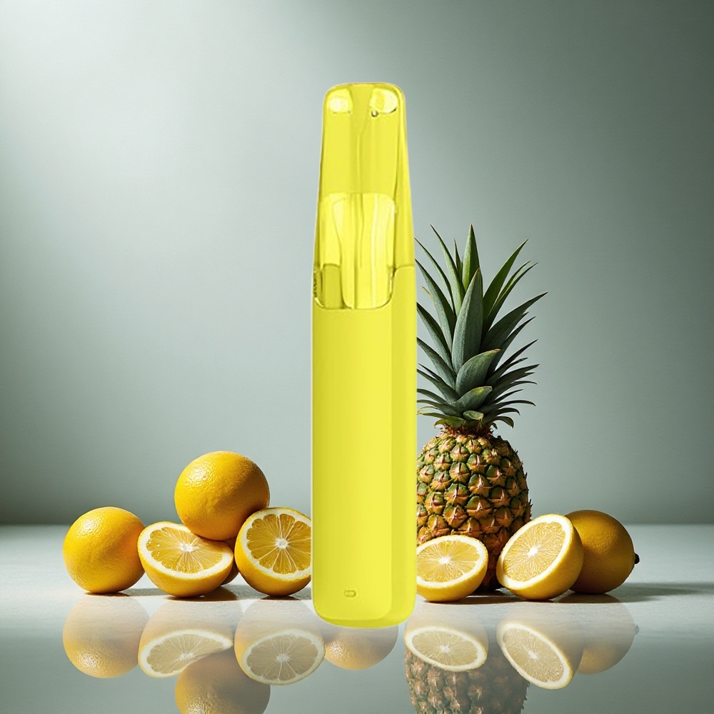 Citron Ananas Snowplus Dash 4000 Puffs Keramisk Atomizer 7,5 ml Sverige grossist
