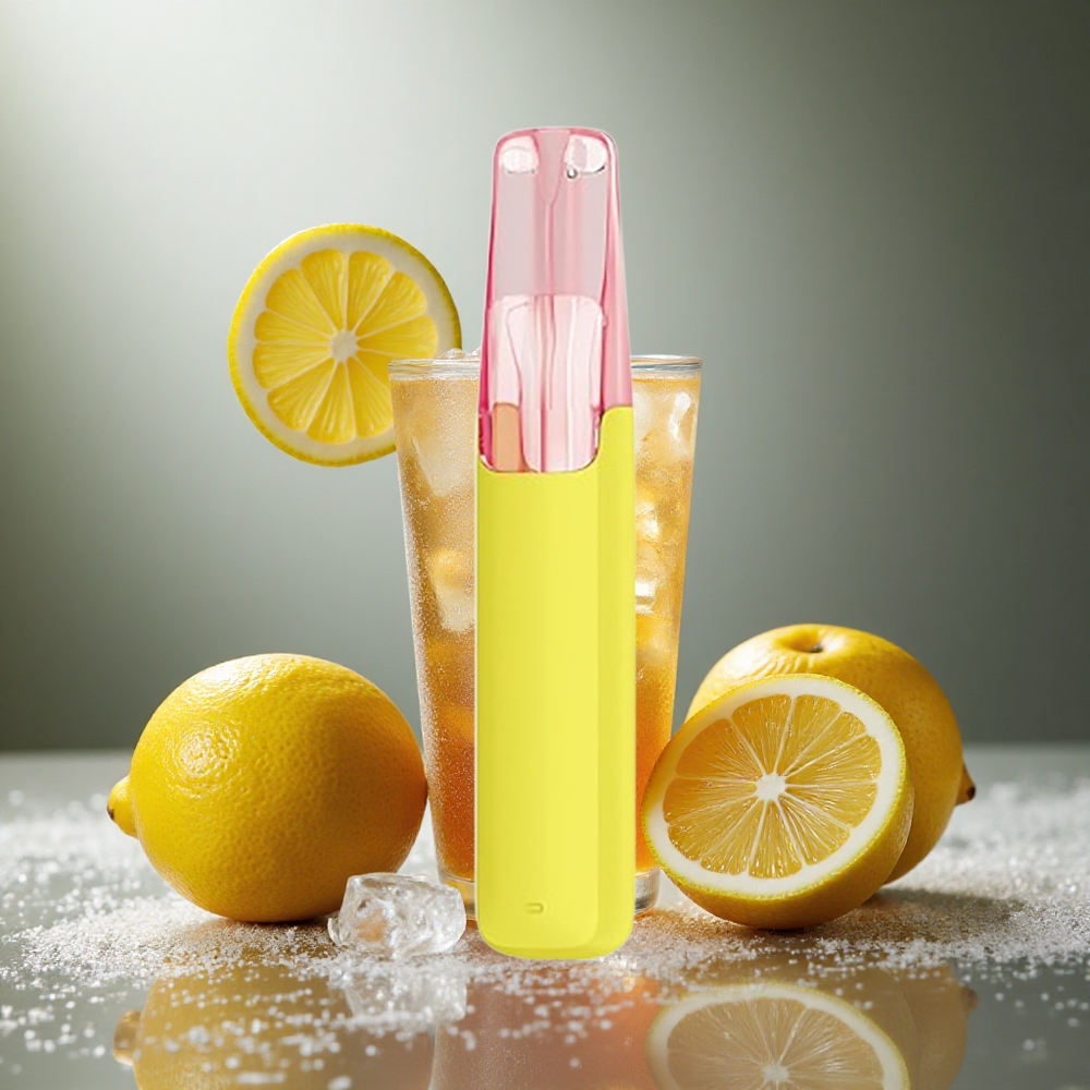 Citron Is Te Kombination Snowplus Dash 4000 Puffs Keramisk Atomizer 7.5 ml Sverige grossist
