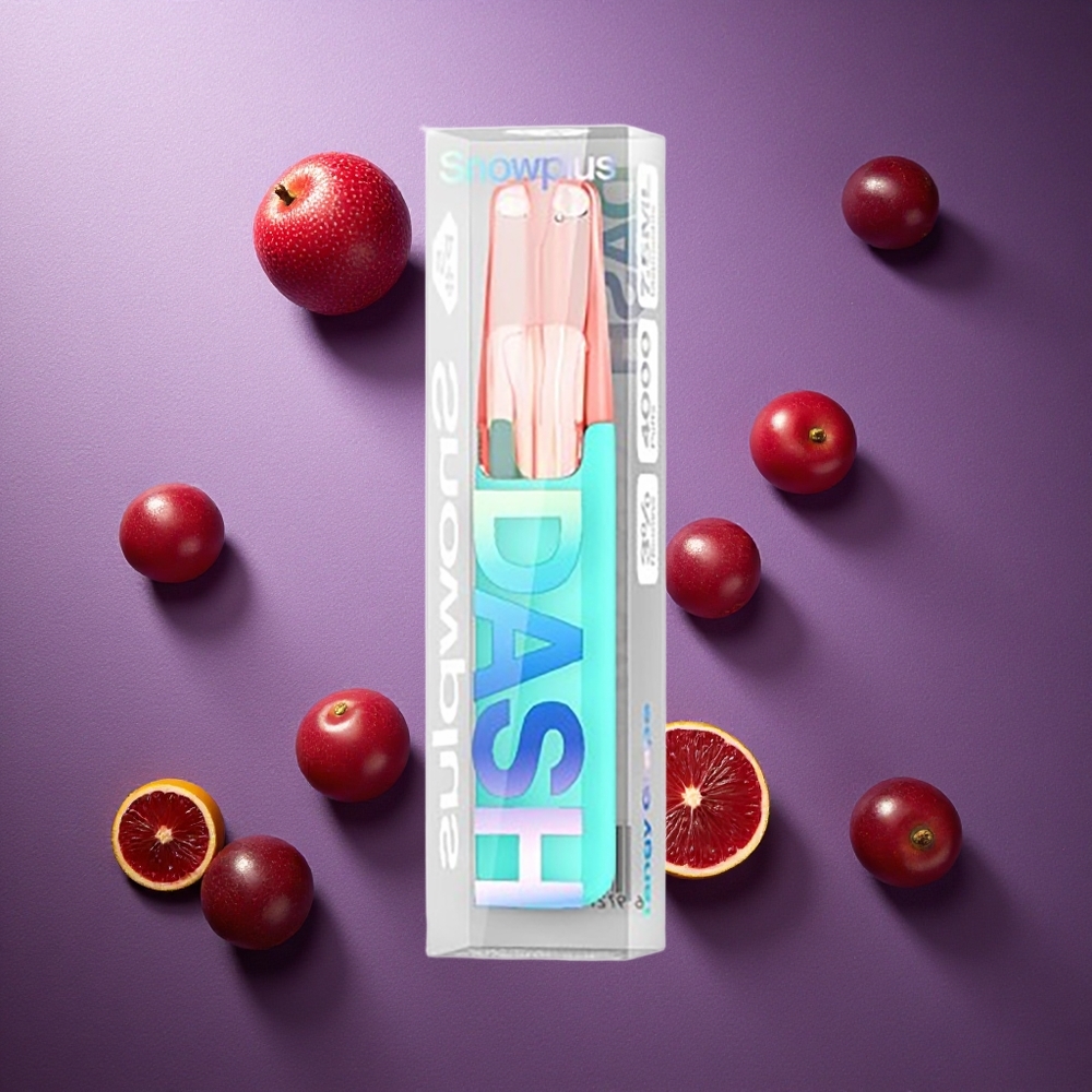 Kryddig Druva Snowplus Dash 4000 Puffs Keramisk Atomizer 7.5 ml Sverige grossist