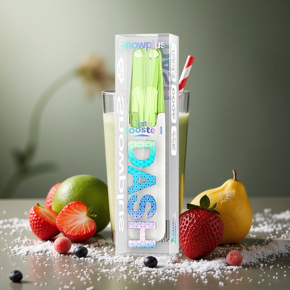 Matcha Smoothie Snowplus Dash 4000 E-cigaretter 7,5 ml E-vätska Sverige grossist