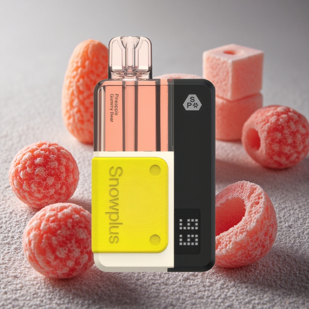 Ananas Gummibjörn Snowplus Swift 15000 puffar Dual Mesh Återanvändbart batteri Sverige grossist