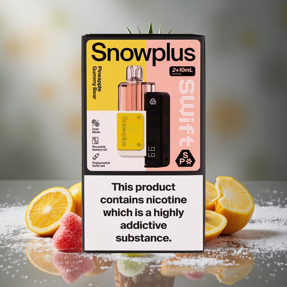 Ananas Gummibjörn Snowplus Swift 5000 Puffs 1000 mAh 2+10 ml Sverige grossist