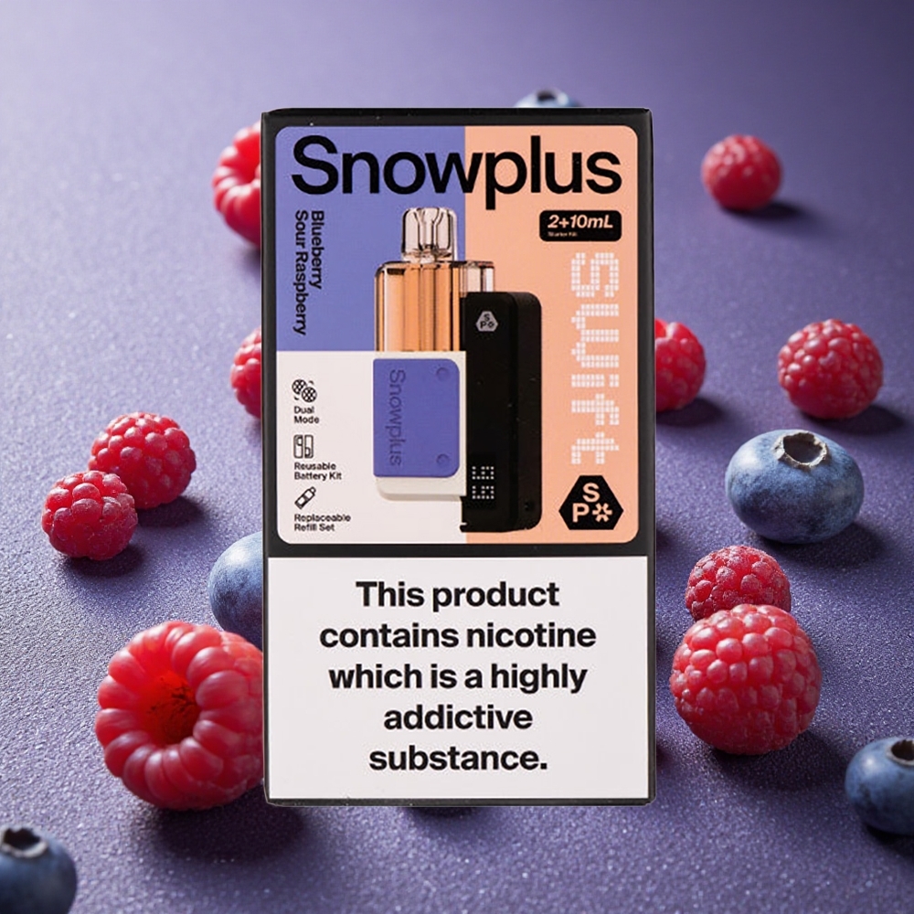 Blåbär Sur Hallon Snowplus Swift 5000 Puffs Dual Mesh 1000 mAh Sverige grossist