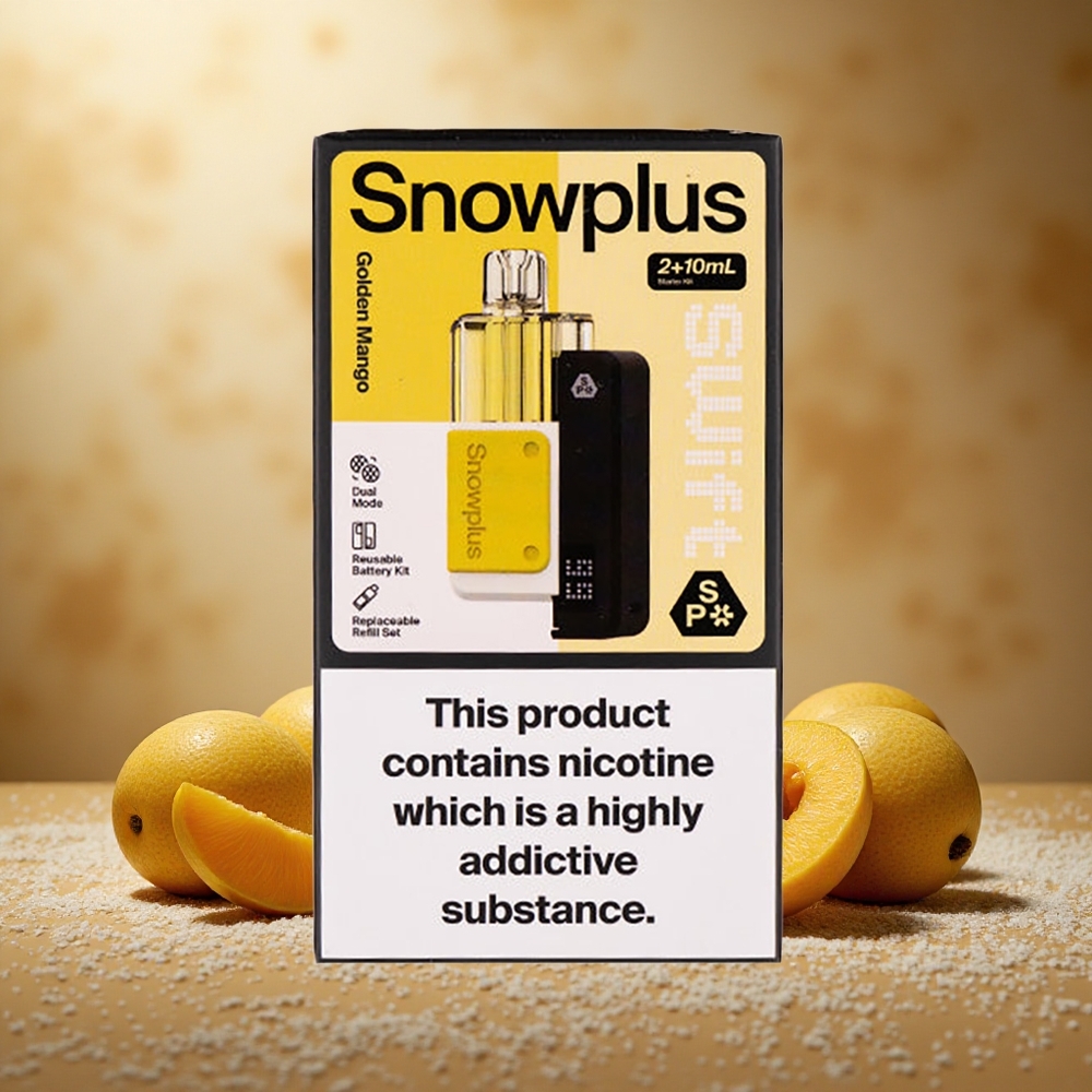 Gyllene Mango Snowplus Swift 5000 Puffs Dual Mesh 1000 mAh Sverige grossist