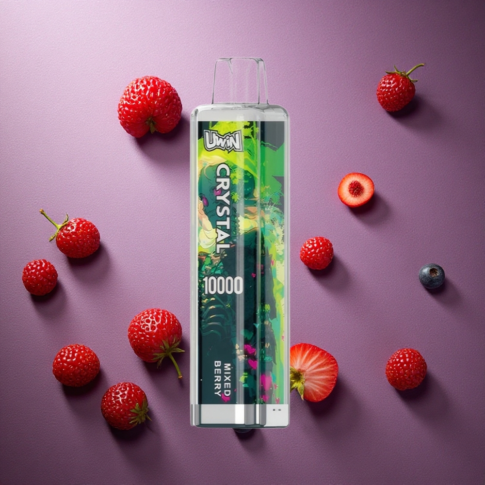 Blandade Bär UWIN Crystal 10000 Puffs 18ml E-vätska 650mAh Batteri Sverige grossist