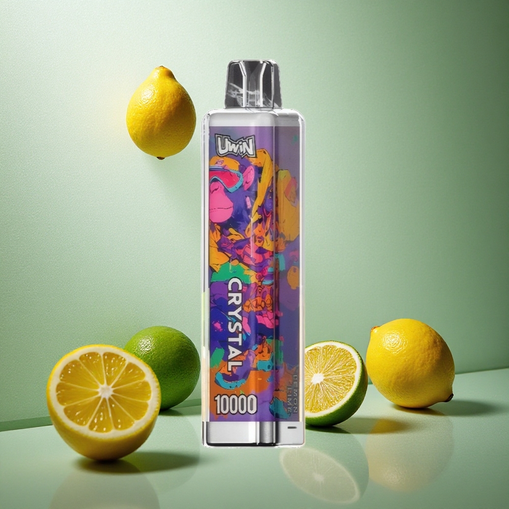 Citron Lime UWIN Crystal 10000 Puffs 18ml 0.8 Ohm Sverige grossist