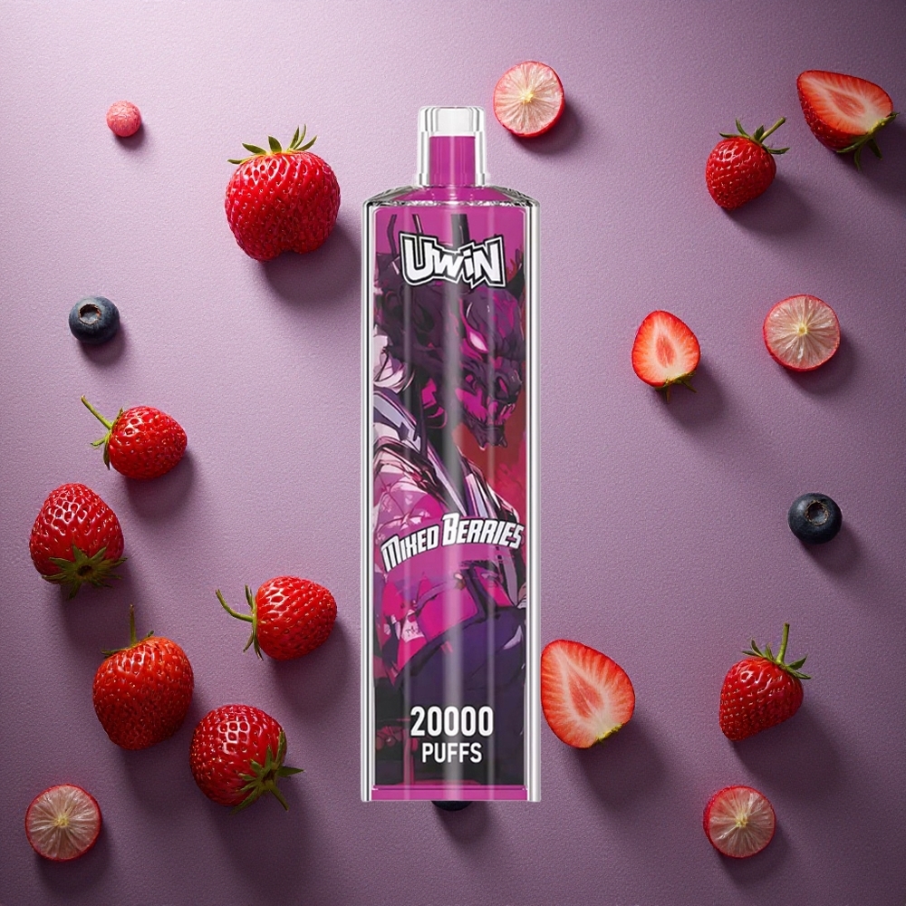 Blandade Bär Uwin Shisha Hookah Crystal 20000 Puffs 22ml Sverige grossist
