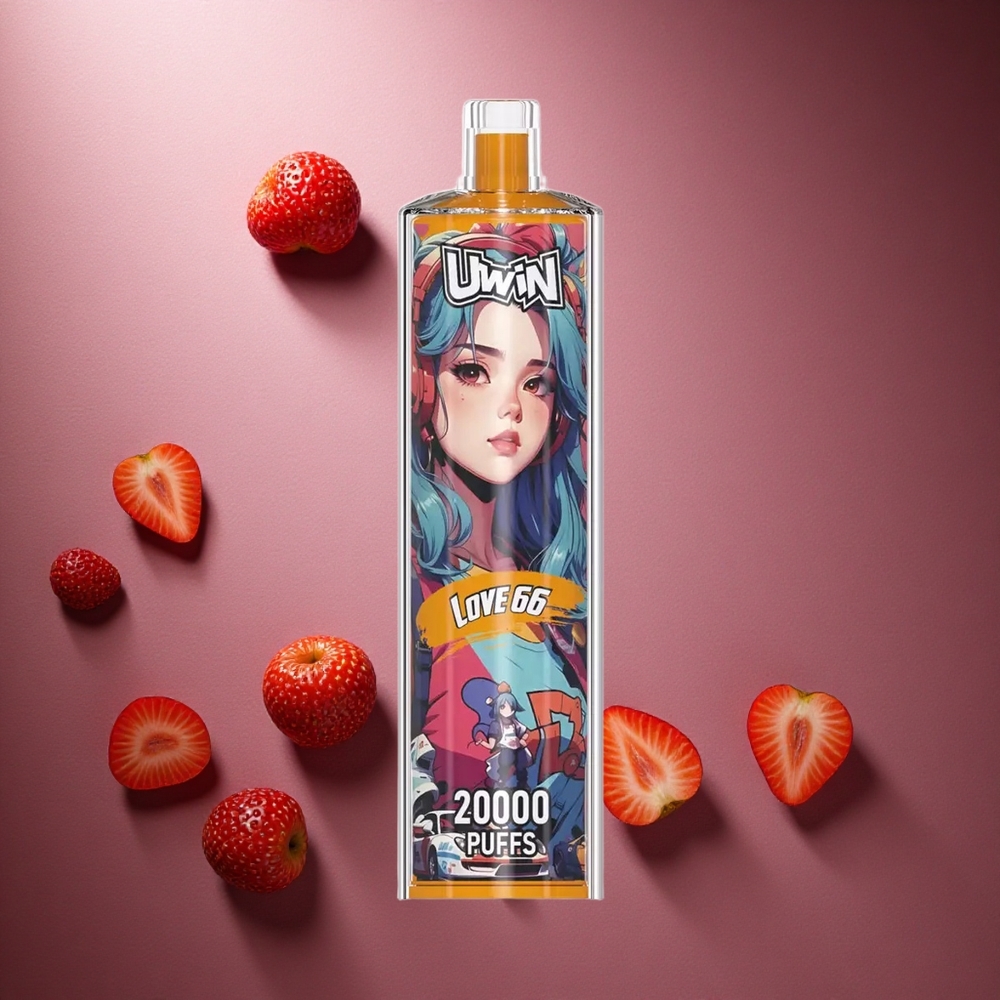 Kärlek 66 Uwin Shisha Hookah Crystal 20000 puffar 22ml Sverige grossist