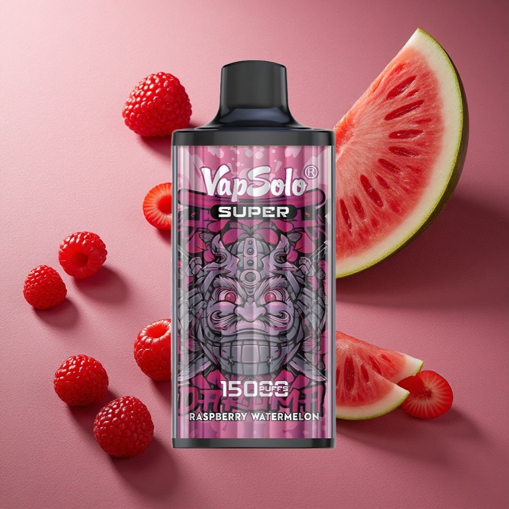 Hallon Vattenmelon Vapsolo Super 15000 puffar 40ml E-Liquid Sverige grossist