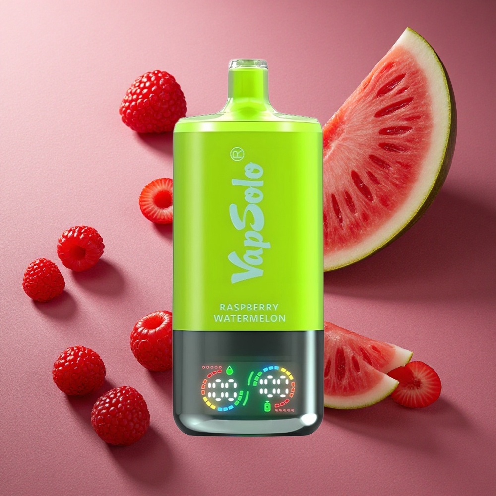 Hallon Vattenmelon VapSolo Triple 30000 Puffs 40ml E-Vätska Sverige grossist