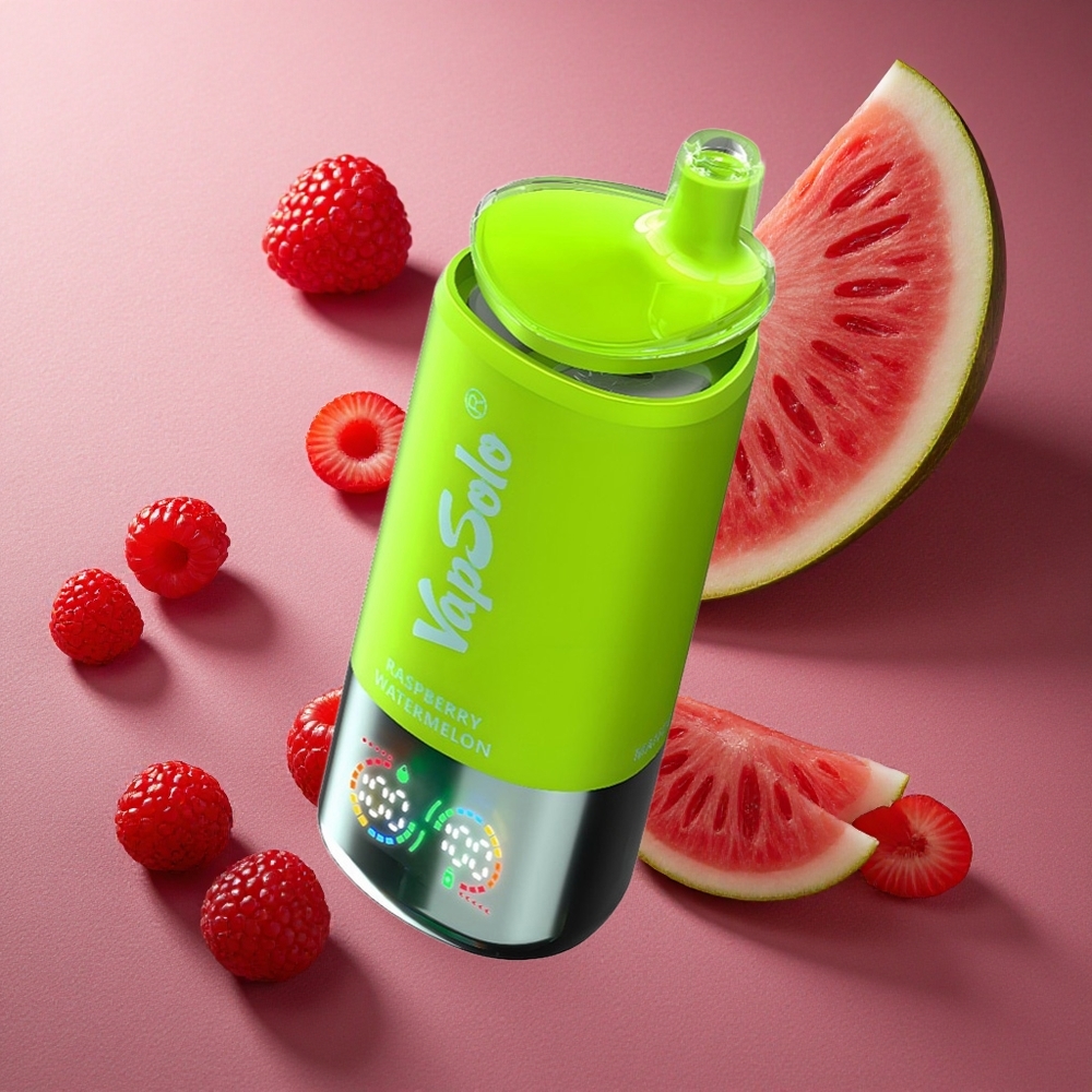 Hallon Vattenmelon VapSolo Triple 30000 Puffs 40ml E-Vätska Sverige grossist