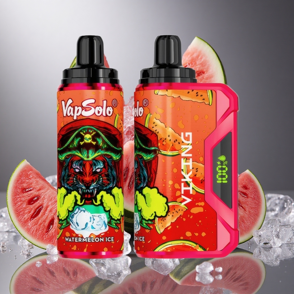 Vattenmelon Is VapSolo VIKING 12000 Puffs 22ml E-vätska Sverige grossist