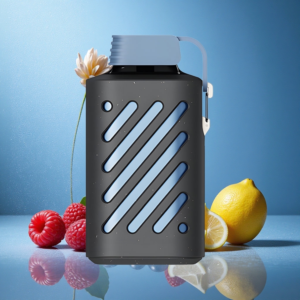 Blå Hallon Citron VOZOL GEAR 10000 Engångs Vape 10000 puffar Förstorad vätskekapacitet Sverige grossist
