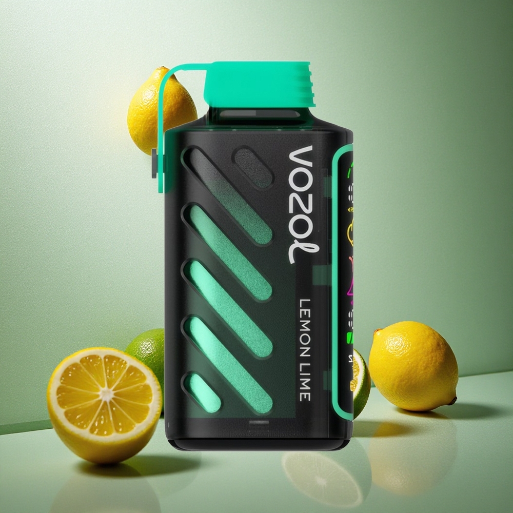 Citron Lime VOZOL Gear Power 20000 Puffs Dual Mesh Coil 20mL Sverige grossist