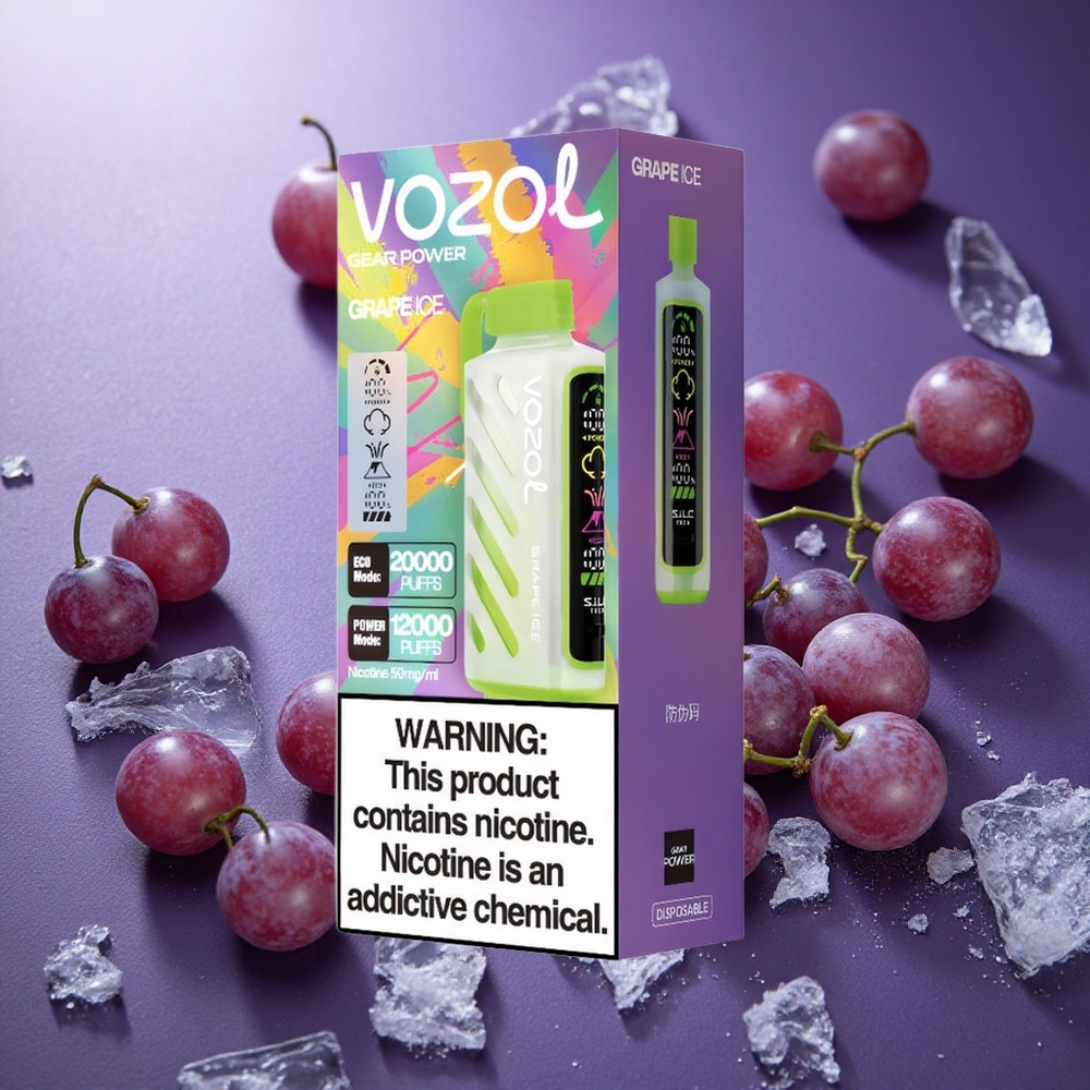 Vindruvor Is VOZOL Gear Power 20000 Puffar Dual Mesh Coil Sverige grossist