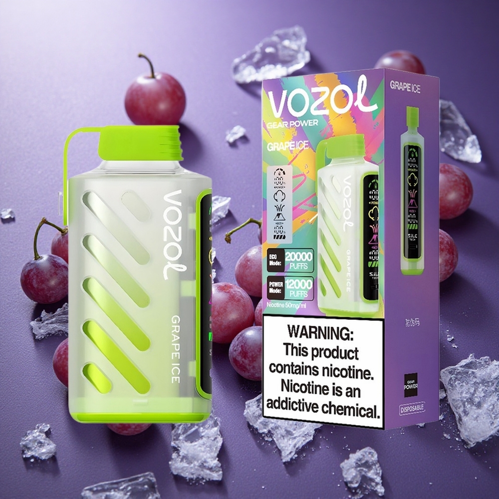 Vindruvor Is VOZOL Gear Power 20000 Puffar Dual Mesh Coil Sverige grossist