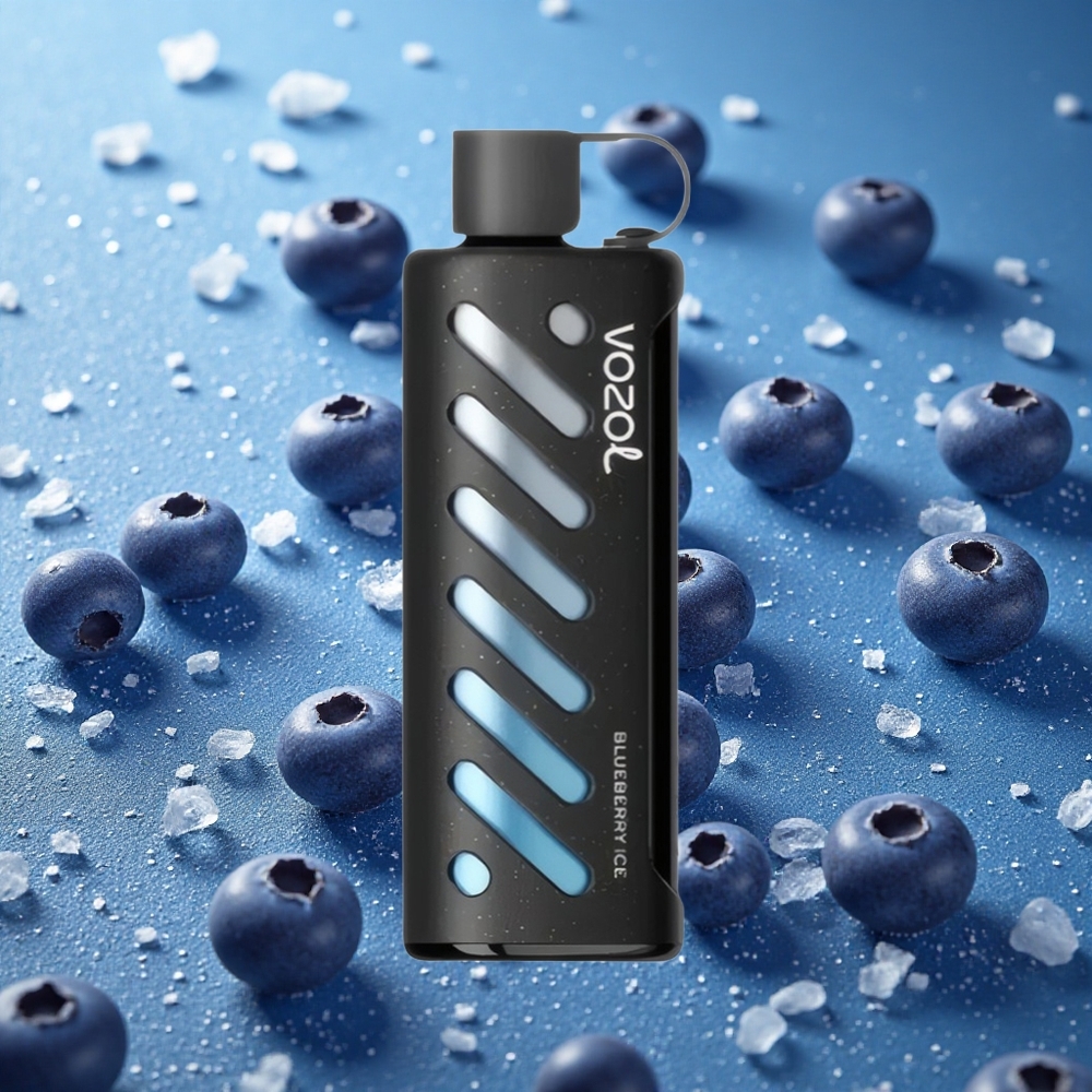 Blåbär Is VOZOL Gear Shisha 25000 Puffs 1000mAh 5mg/ml Nikotin Dual Mesh Dual Modes Sverige grossist