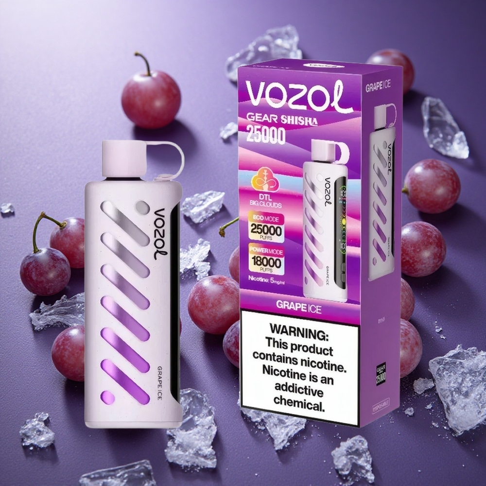 Vindruvor Is VOZOL Gear Shisha 25000 Puffar Dual Mesh Dual Modes Sverige grossist
