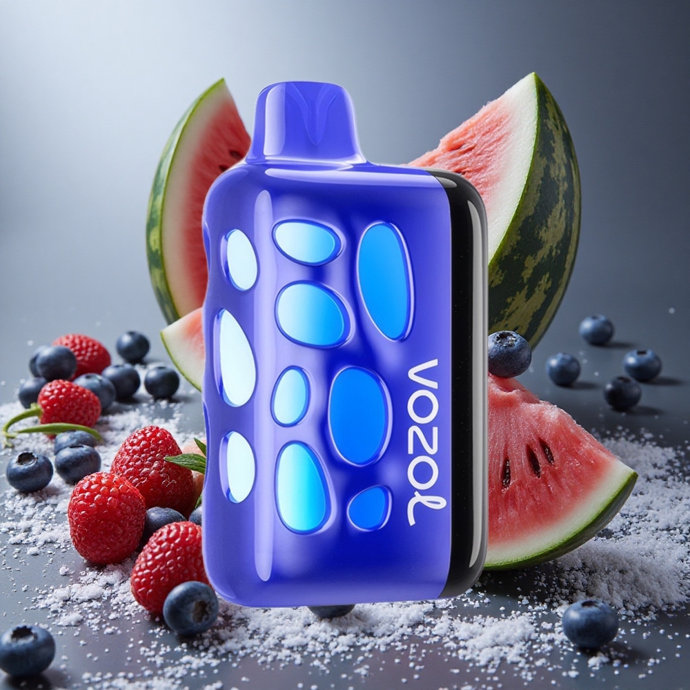 Blåbär Vattenmelon VOZOL RAVE 40000 1000mAh Batterikapacitet 80% Uppladdning på 20 Min Sverige grossist