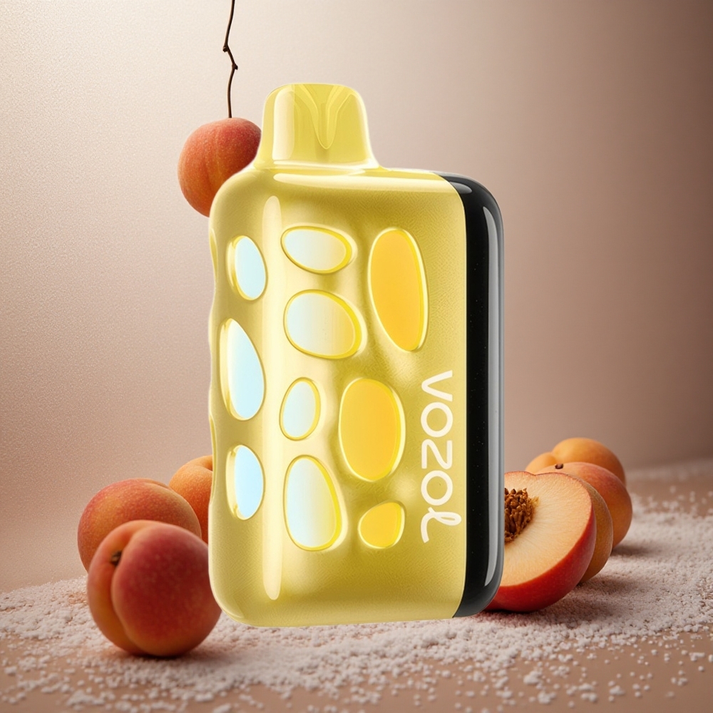 Mango Persika VOZOL RAVE 40000 270 graders Vibrant Glow Design 80% laddat på 20 min Sverige grossist